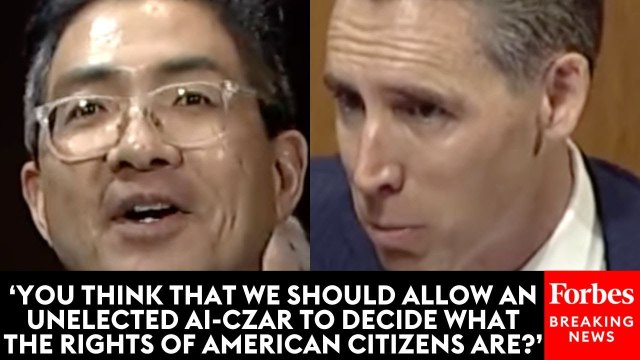 Josh Hawley Mercilessly Grills Professor Over AI Copyright 'Mass Theft'