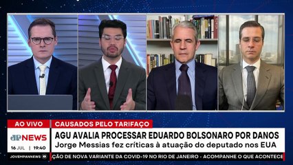 AGU diz que governo avalia processar Eduardo Bolsonaro por causa das tarifas de Trump