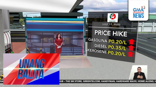 Caltex Philippines, may taas-presyo sa mga produktong petrolyo ngayong araw | Unang Balita