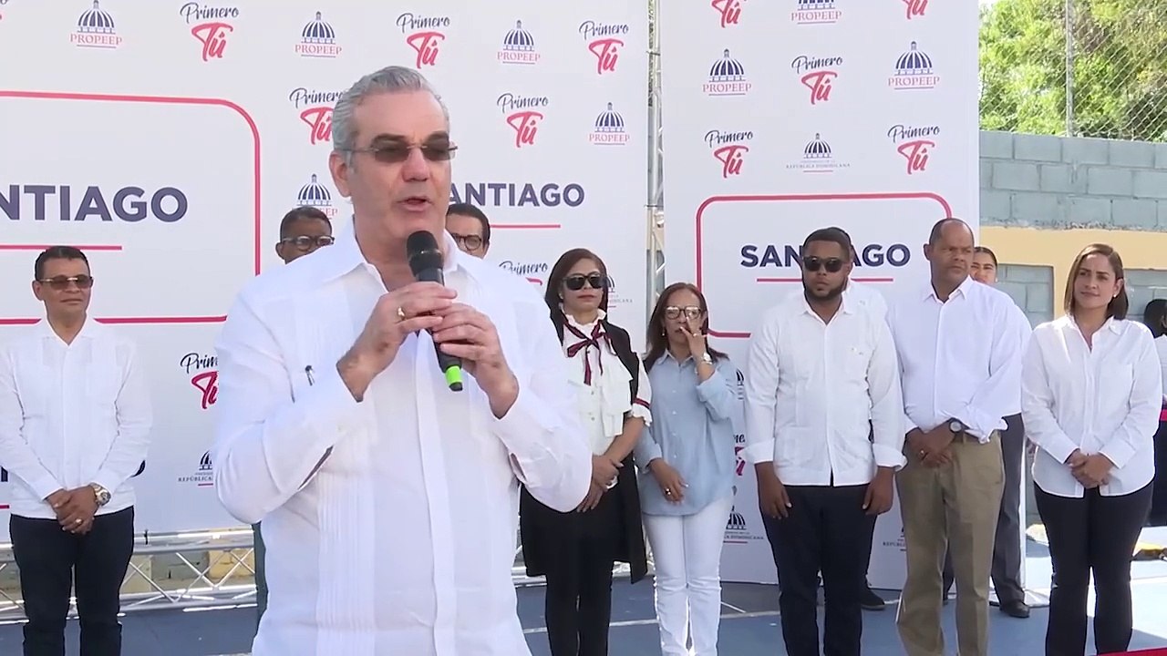 Presidente Luis Abinader supervisa avances del Monorriel de Santiago 2