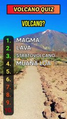 🌋 Volcano Quiz Challenge | 10 Explosive Questions About Earth’s Fiery Giants 🌍🔥