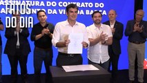 Governo do Pará assina documento para ampliar serviços de saneamento na Vila da Barca, em Belém