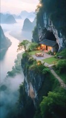 Cliffside Resort Views with Nature Trails & River Valley Vibes, Relaxing Getaways.