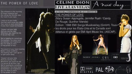 CELINE DION — THE POWER OF LOVE