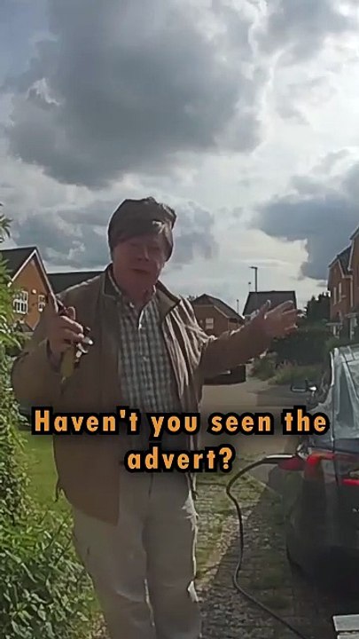 Old Guy Using my Car Charger