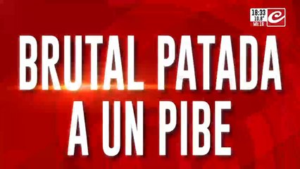 Le pegaron brutalmente a un pibe y quedó inconsciente
