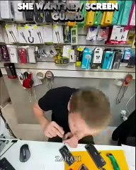 Bro vs Customer ️ #troll #trollface #short