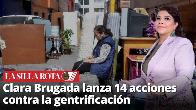 Clara Brugada presenta plan maestro contra el alza de alquileres en CDMX