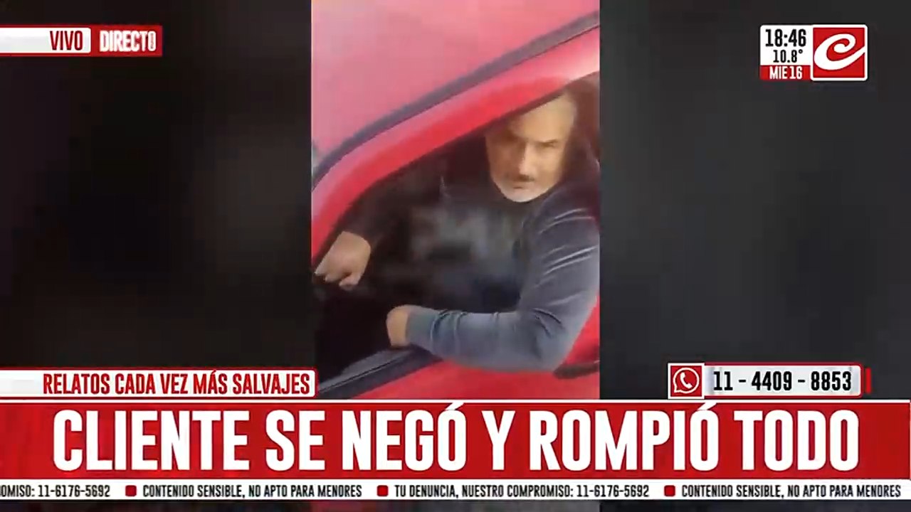 Violencia vial: amenazó al chofer de un colectivo con un arma tras una discusión