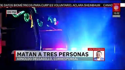 Jornada violenta en Colima deja a 3 personas asesinadas