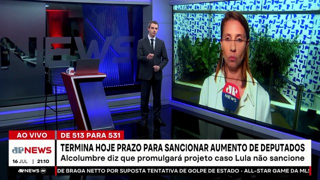 Prazo para Lula sancionar aumento dos deputados termina nesta quarta-feira (16)