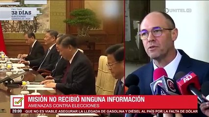 Unión Europa señala que no recibió información sobre amenazas a elecciones