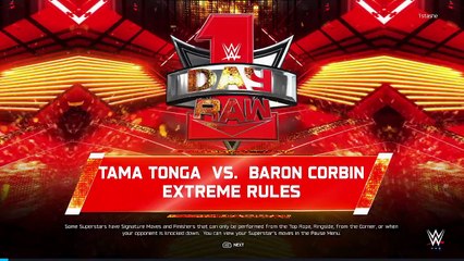 Tama Tonga Versus Baron Corbin (WWE 2K25)