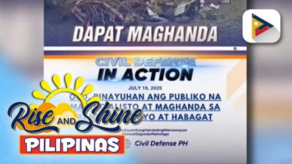 OCD, inalerto ang lahat ng LGUs dahil sa mga pag-ulan na dala ng Bagyong #CrisingPH