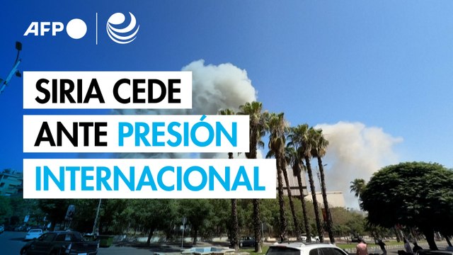 Siria retira tropas de zona drusa tras presión de EU e incursiones de Israel