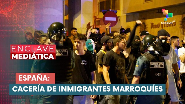 Cacería de migrantes orquestada por grupos de ultraderecha en España ENCLAVE MEDIÁTICA 16-07-2025