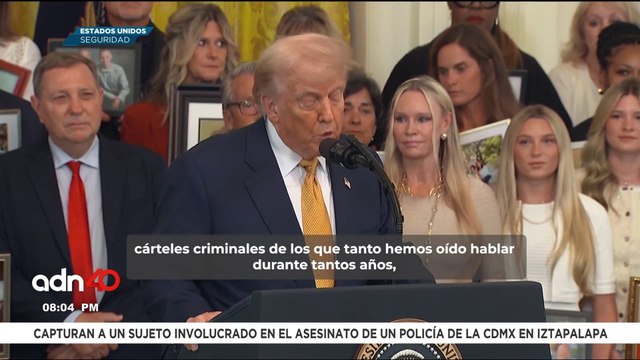 México está paralizado por los cárteles de la droga, así lo aseguró Trump en reciente declaración