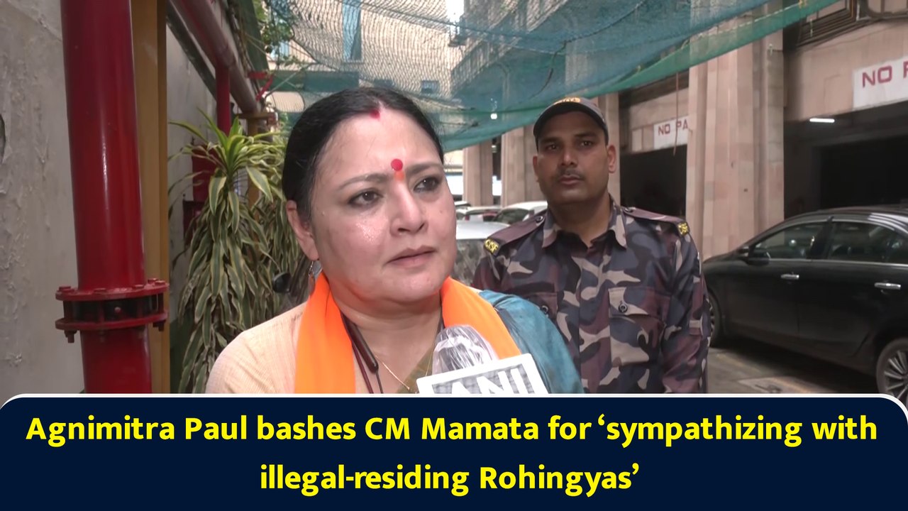 Agnimitra Paul bashes CM Mamata for ‘sympathizing with illegal-residing Rohingyas’