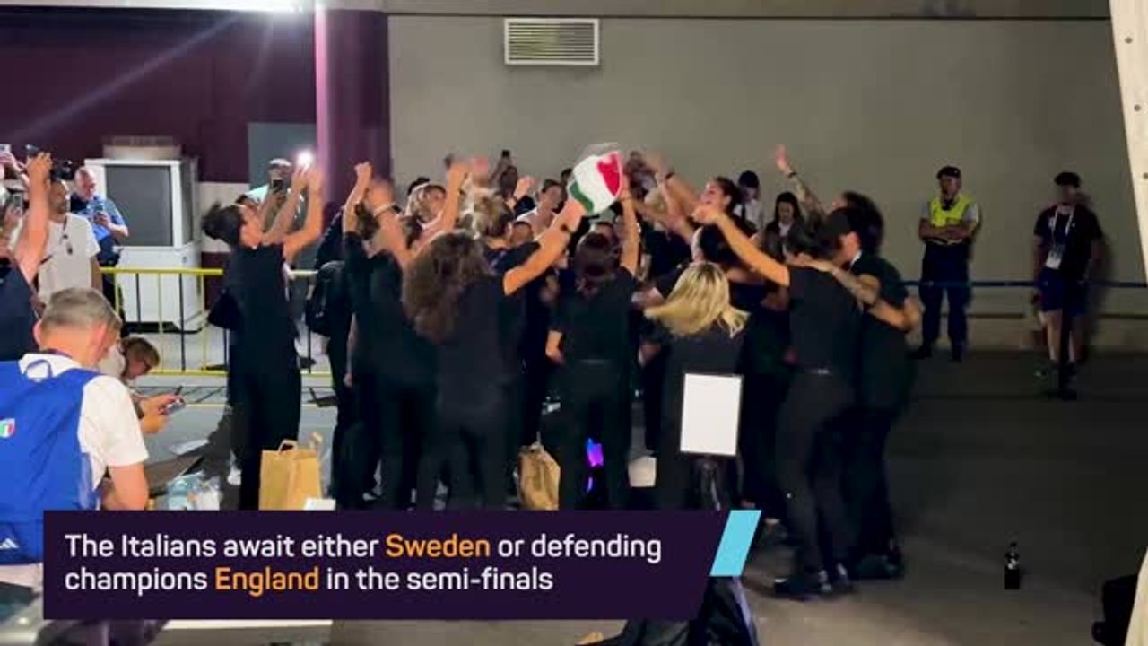 Italy spark wild celebrations after reaching Euro 2025 semi-finals