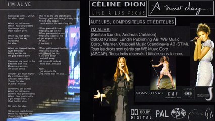 CELINE DION — I'M ALIVE