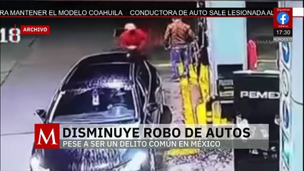 Disminuye robo de autos, pese a ser un delito común en México