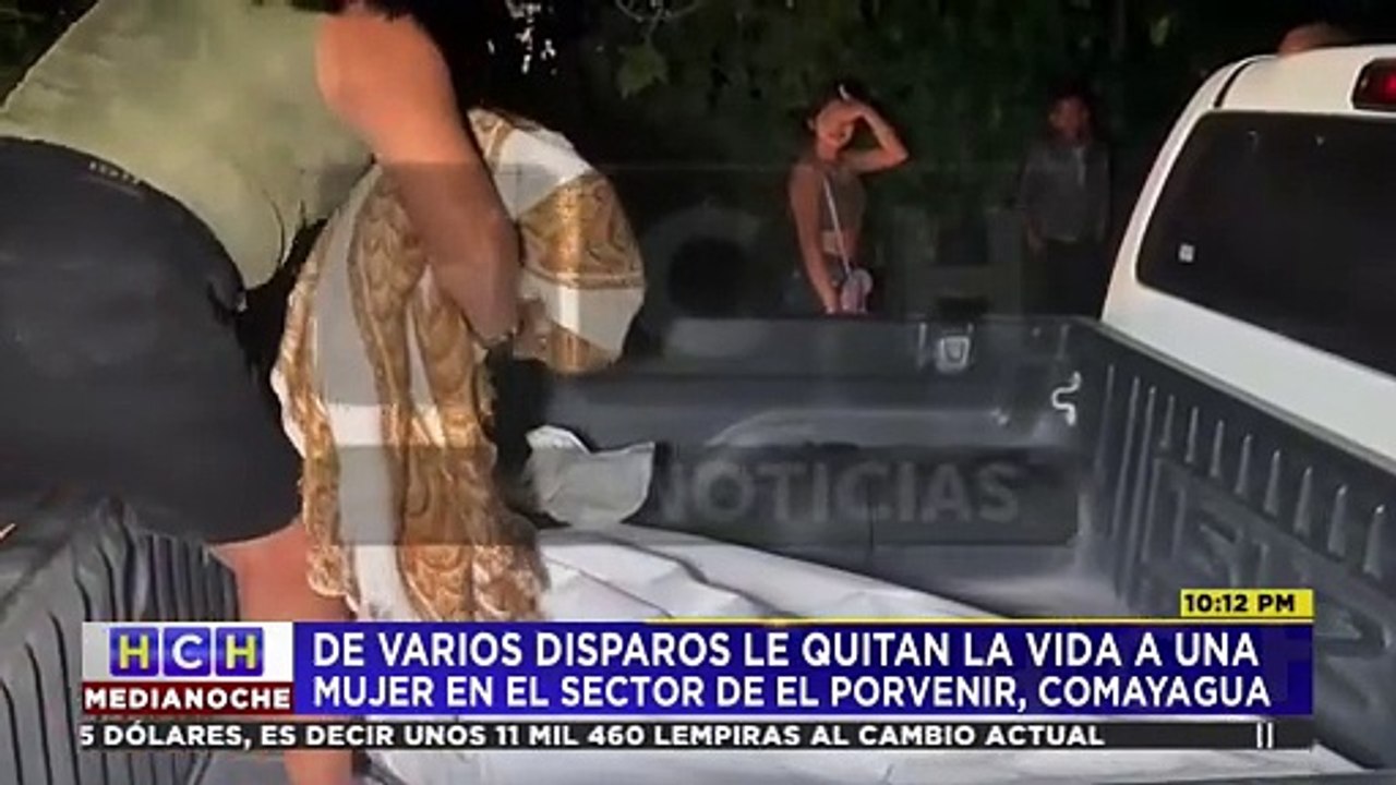 Asesinan de varios impactos de bala a una mujer frente a sus hijos en Comayagua