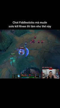 Chơi Fiddlesticks mà muốn solo kill Riven thì làm như thế này #fiddlesticks #riven #lienminhhuyenthoai #leagueoflegends #knightriseky