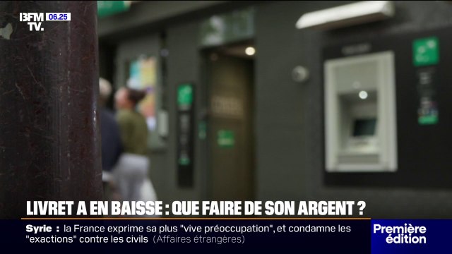 Comme le taux baisse, ce n'est plus intéressant pour moi : Le taux du Livret A passera de 2,4% à 1,7% au 1er août
