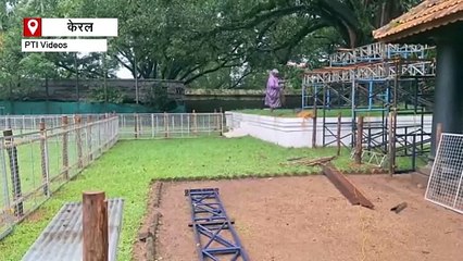 केरल: त्रिशूर के वडक्कुनाथन मंदिर में महा गणपति होमम पूजा, हाथियों को खाना खिलाने की परंपरा