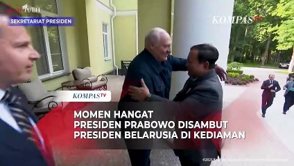 Momen Hangat Prabowo Bertemu Lukashenko saat Kunjungan ke Belarusia