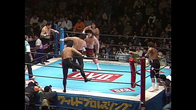 Masahiro Chono, Hiroyoshi Tenzan & Hiro Saito vs. Riki Choshu, Shinya Hashimoto & Atsushi Hirata (2/12/1995)