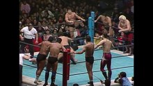 Antonio Inoki, Tatsumi Fujinami, Kengo Kimura, Masanobu Ueda & Kantaro Hoshino (3/26/1986)