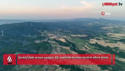 2 mahallede tedbir amaçlı tahliye edilmişti! Şarköy'deki orman yangınında son durum...