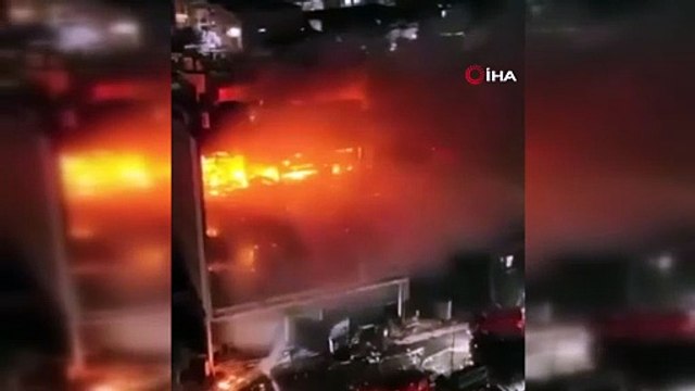 Irak'ın Kut kentinde bir alışveriş merkezinde yangın: En az 50 ölü!