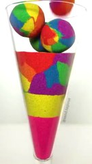 Very satisfying and Relaxing video, kinetic sand,ASMR drop and squish