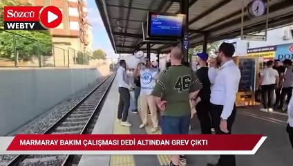 Marmaray bakım çalışması dedi altından grev çıktı