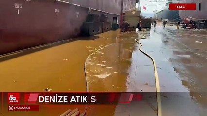 Marmara Denizi'ni kirleten tersaneye 3,7 milyon lira ceza