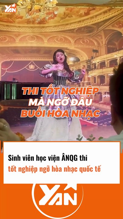 Sinh viên Học viện Âm nhạc quốc gia thi tốt nghiệp như hòa nhạc quốc tế