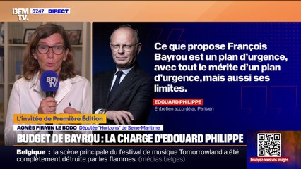 Budget 2026: pour Agnès Firmin-Le Bodo (Horizons), "à côté du travailler plus, il va falloir dépenser moins"