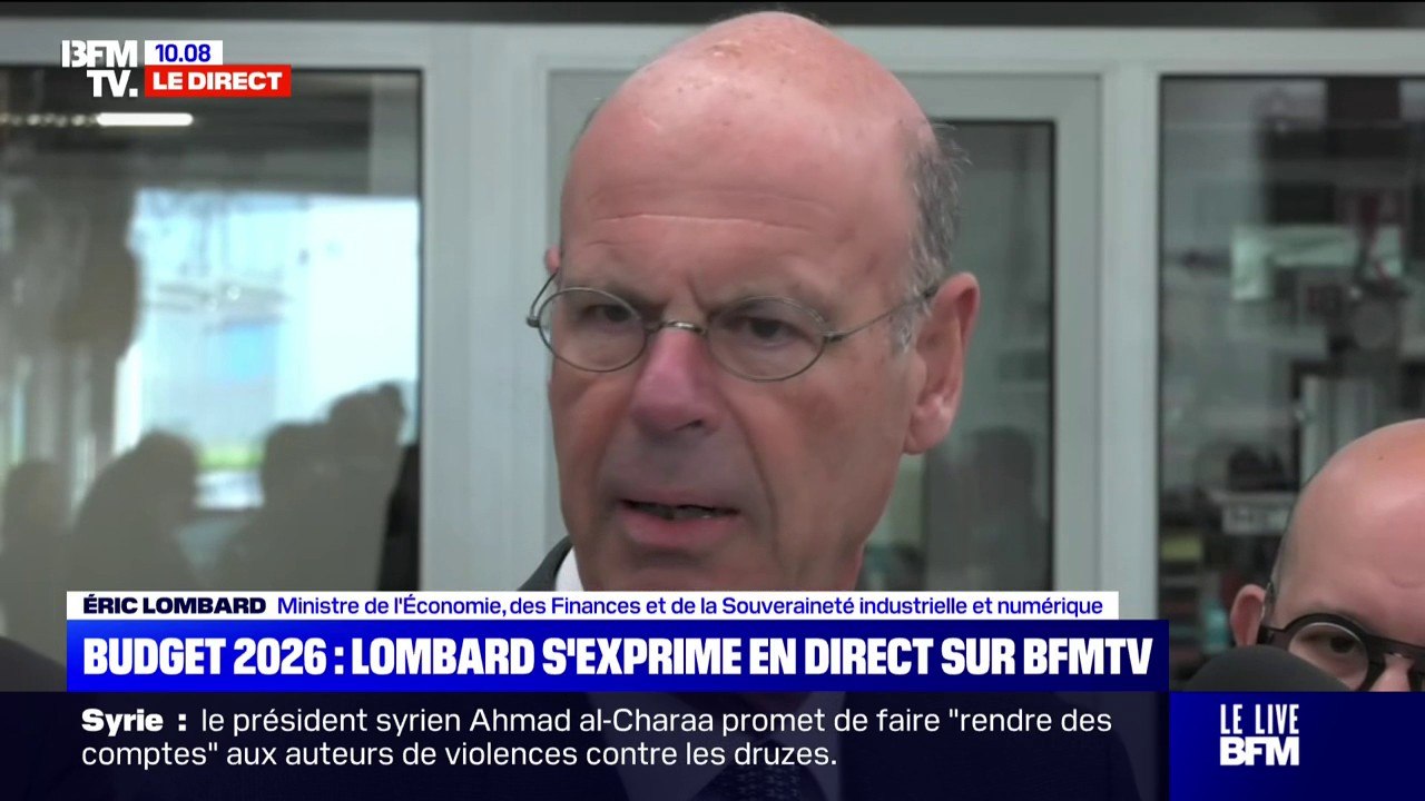 Budget 2026: "Le projet de loi sera présenté au Conseil des ministres le 1er octobre (...) Notre porte est ouverte", indique le ministre de l'Économie Éric Lombard