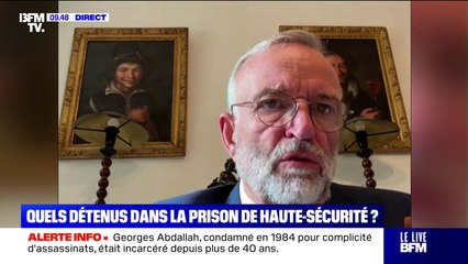 Prisons de haute sécurité: "Il fallait prendre des dispositions pour mettre en place un système carcéral qui évite les contacts avec l'extérieur", juge le sénateur LR Étienne Blanc