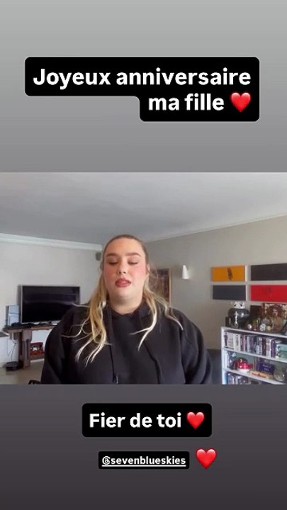 Michel Ferracci souhaite un joyeux anniversaire à Milla Savarese, la fille d'Emilie Dequenne née d'une précédente relation