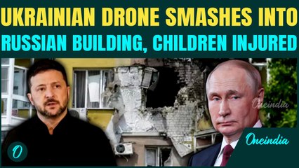 Ukrainian Drone Strike SHATTERS Russian Apartment Block, Children Injured In Voronezh BLAST Horror