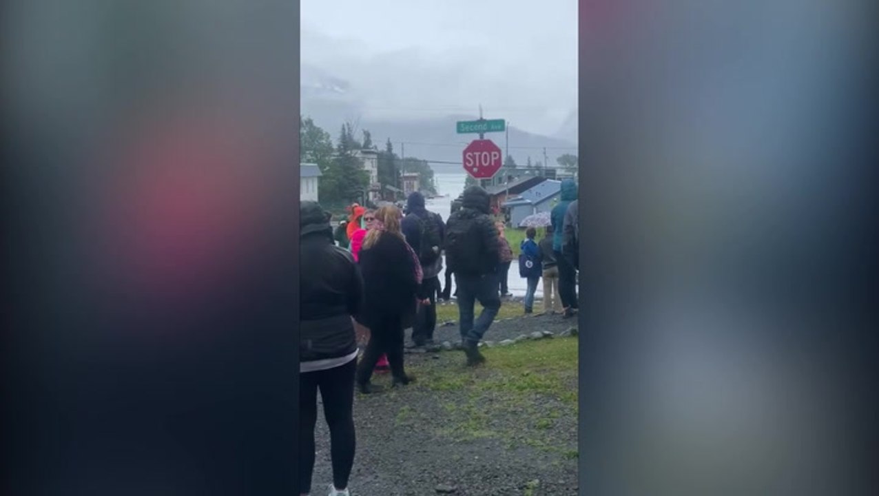 Alaska tsunami warning sends community scrambling for high ground after 7.3 magnitude earthquake