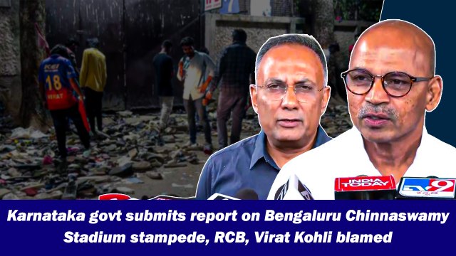 Karnataka govt submits report on Bengaluru Chinnaswamy Stadium stampede, RCB, Virat Kohli blamed