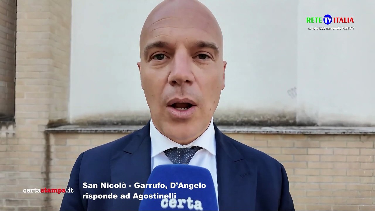 San Nicolò - Garrufo, D’Angelo risponde ad Agostinelli