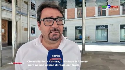 Cittadella della Cultura, il Sindaco D'Alberto apre ad una cabina di regìa con Unite