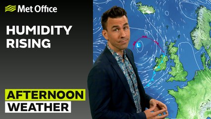 Met Office Afternoon Weather Forecast 17/07/2025 - Cloudy and humid