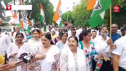 यमुनानगर में कांग्रेस का विशाल प्रदर्शन, कांग्रेस सांसद का तंज - "सीएम नायब सैनी ढाढ़ी रंगकर बस हंसते रहते हैं, समस्या टालते हैं"
