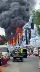 VIDEO: Incendio destruyó el escenario principal de Tomorrowland en Bélgica